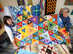 Supporting image for story: Quilts for care leavers made with love