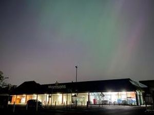 Supporting image for story: Watch: Northern Lights put on stunning show across region
