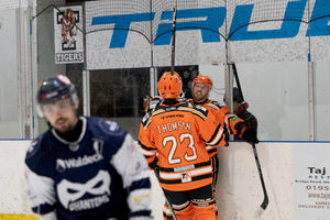 Action from Tigers' victory over Peterborough Phantoms