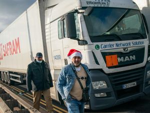 Supporting image for story: Thousands of drivers spending Christmas Day in their lorries at Channel border