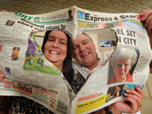 Supporting image for story: Read all about it! Couple who met through Express & Star ad celebrate 25th anniversary