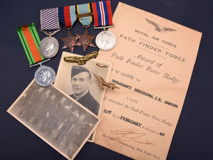Supporting image for story: Medals of RAF war hero who was shot down and taken prisoner set to be auctioned at Shrewsbury sale