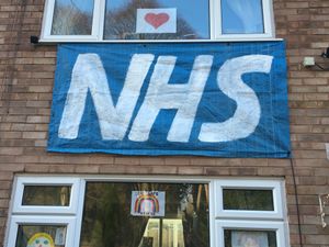 Supporting image for story: Streets erupt with applause and fireworks light the sky as Shropshire claps for NHS workers