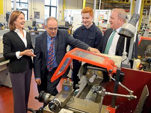 Supporting image for story: This is the future, says top MP during college visit
