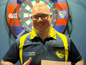 Supporting image for story: Watch: Shropshire amateur achieves sporting moment of a lifetime with perfect nine-dart leg