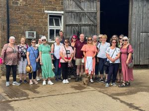 Supporting image for story: Staffordshire cancer support group hit the road for a day of equine therapy with racehorses