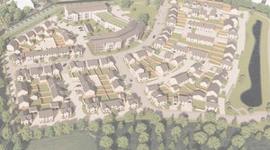 An artist's impression of the development.