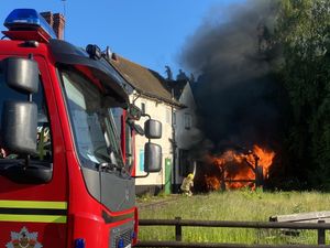 Supporting image for story: Firefighters tackle blaze next to derelict pub in Walsall Wood