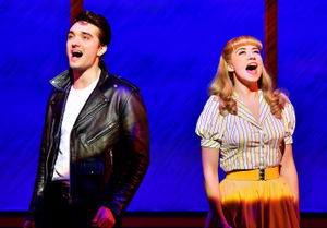 Tom Parker as Danny and Danielle Hope as Sandy. Photos by: Paul Coltas