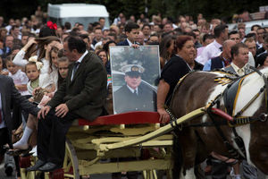 The funeral of Pastor Davey Jones