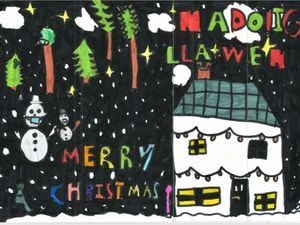 Supporting image for story: Pupils' Christmas card designs are sent to the Prime Minister