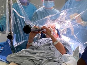 Supporting image for story: Parkinson’s patient plays clarinet during brain surgery and sees instant results