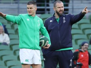 Johnny Sexton, left, is set to be reunited with Andy Farrell