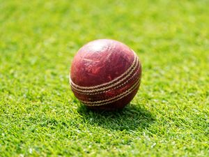 A general view of a match ball ahead of day three of the second Ashes test match at Lord’s, London