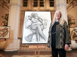Supporting image for story: Shropshire professor poses nude for show