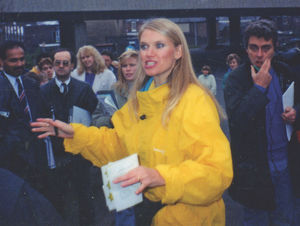 Anneka Rice helped the Stay charity renovate a former chapel in 1990