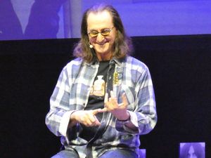 Supporting image for story: Singer from legendary Canadian rock Rush gave fans a treat at The Halls