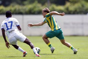 Callum Styles in action for West Brom during their friendlt with Dynamo Kyiv (Photo by Adam Fradgley/West Bromwich Albion FC via Getty Images)
