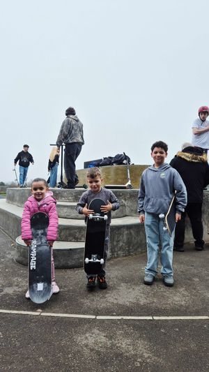 New Skaters at Britannia Skate Park