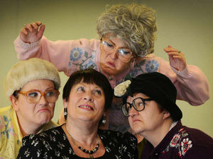 Supporting image for story: Dancing Grannies' Fifty Shades tour is joined by comedienne