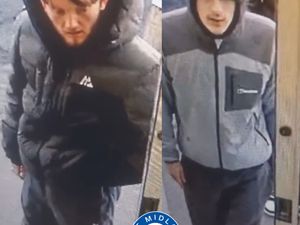 Supporting image for story: Police investigating theft from Stourbridge shop appeal for information on two suspects