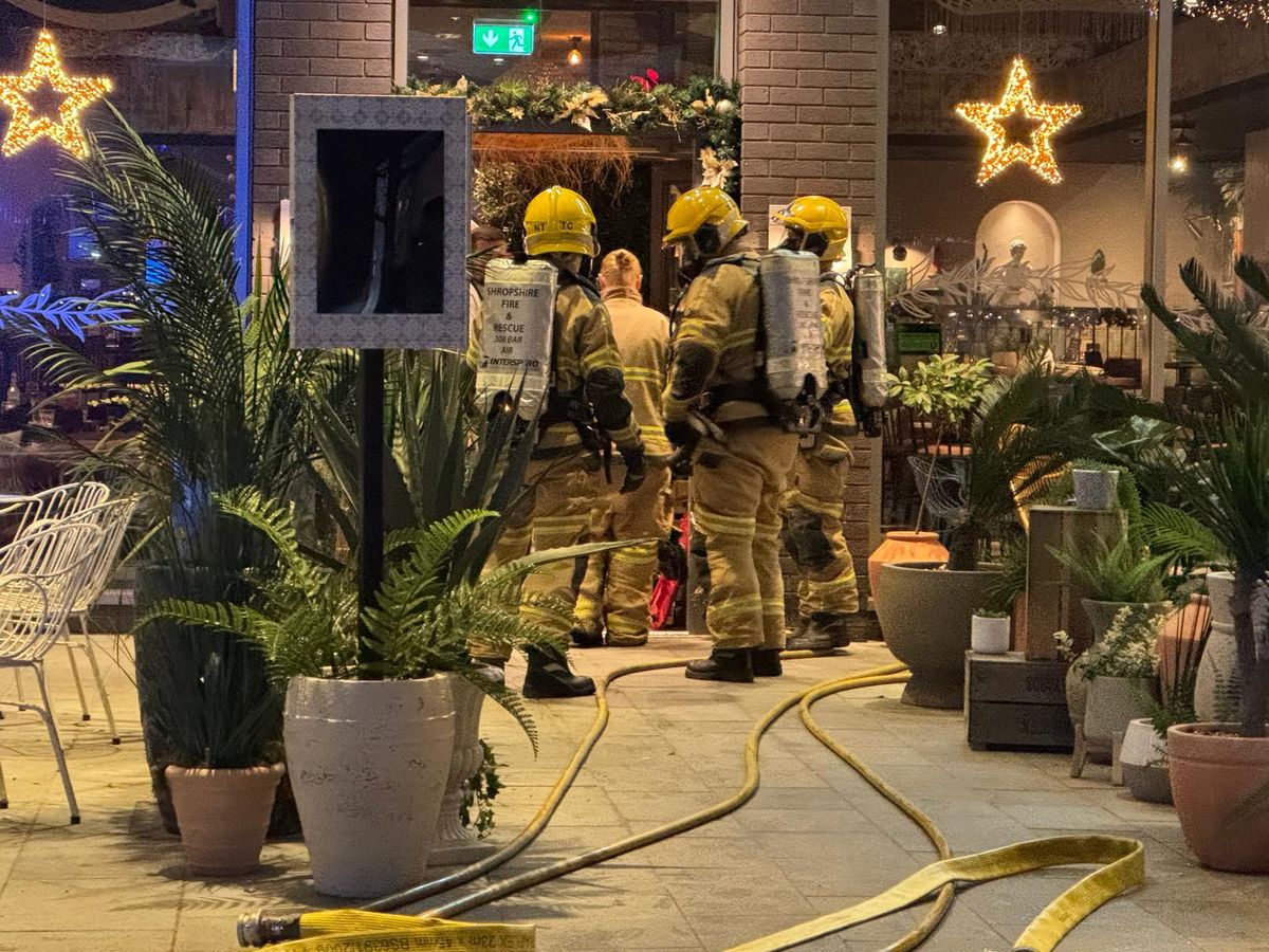 Firefighters rush to Willow restaurant in Telford town centre after smoke inside premises