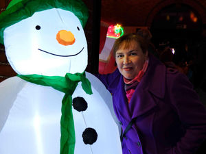 Supporting image for story: We switched-on Kington’s Christmas lights – it was wonderful to see the joy on everyone’s faces