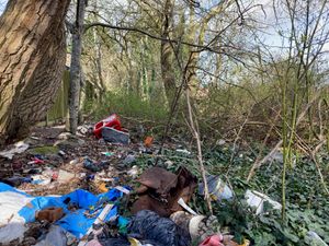 Rubbish dumped at Brewery Fields. Picture Martyn Smith/LDRS free for LDRS use 