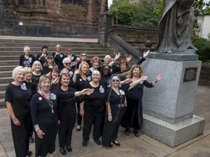 Supporting image for story: Choir relive Lady Wulfruna photo in 60th year