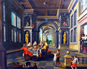 Dives and Lazarus, by Dirck van Delen, which has sold for £60,000