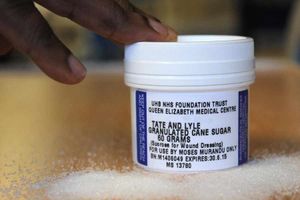 Sweet - a medical container of sugar