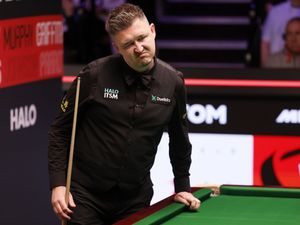 Kyren Wilson looks unhappy