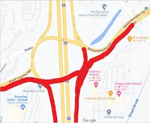 The areas in red will be closed overnght until April 30