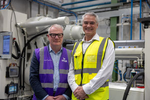 Mayor Richard Parker with Martin Dudley - chairman of Thomas Dudley Ltd