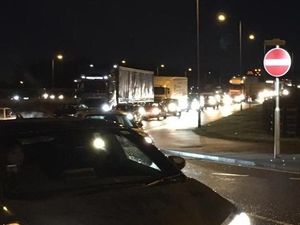 Supporting image for story: No injuries after five-car crash blocks M54