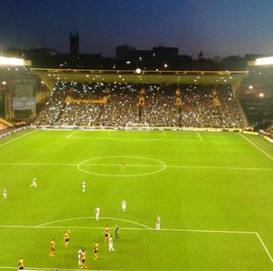 The South Bank Stand at Molineux.
