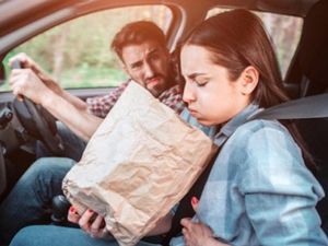 Supporting image for story: Millions of adult motorists suffer from car sickness, according to report
