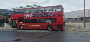 tourbridge Bus Station has been closed this morning after a bus fire