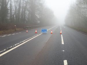 Supporting image for story: A49 to be 'closed for some time' after lorry and car crash south of Ludlow