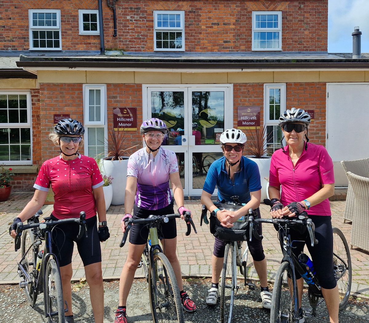 On yer bike! Ladies team up to raise awareness