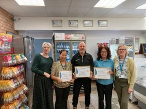 Zoe Pyatt, Del Foulger, Paul Buckley, Yvonne Tennant and Gill Hancocks
