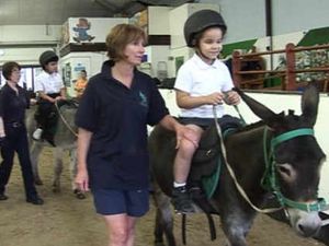 Supporting image for story: Youngsters saddle up for riding therapy