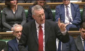 Benn addresses MPs