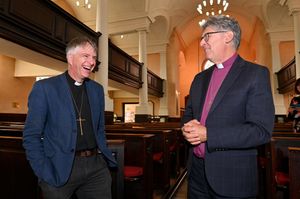 Bishop Hugh Nelson said he was delighted to be able to work alongside his close friend, the Bishop of Dudley Martin Gorick