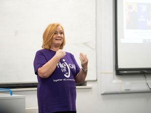 Supporting image for story: Wolverhampton students get vital safety advice from charity founder Suzanne Richards MBE