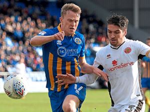 Supporting image for story: It’s sofa so good for Luke Hendrie at Shrewsbury Town