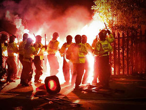 Supporting image for story: Police officer injured during disorder outside Villa Park thanks public for their support