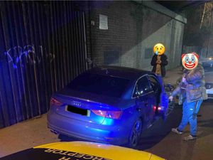Supporting image for story: Officers seize car after drivers are seen using Birmingham road as a racetrack