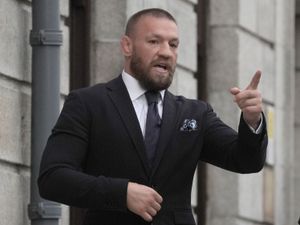 Conor McGregor outside court