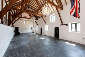 The 'party barn' at Stoke Park. Picture: Rightmove/Savills.